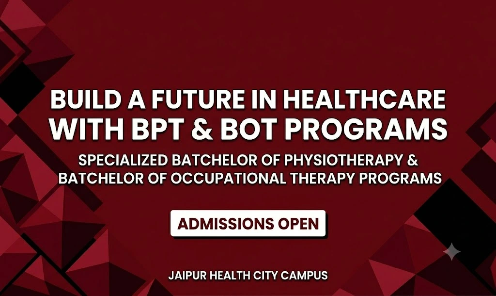 BPT & BOT at VGU Jaipur – Best Allied Health Science Courses in Rajasthan
